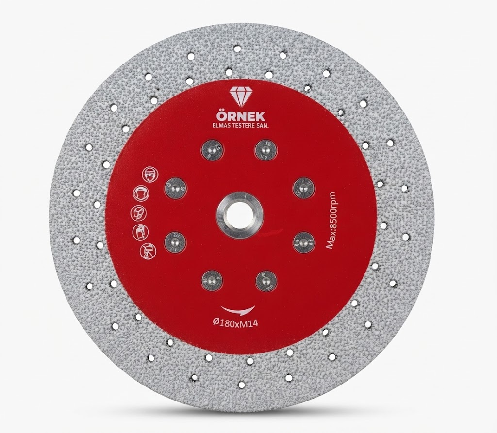 MERMER TESTERESİ 180MM VAKUMLU FLANŞLI