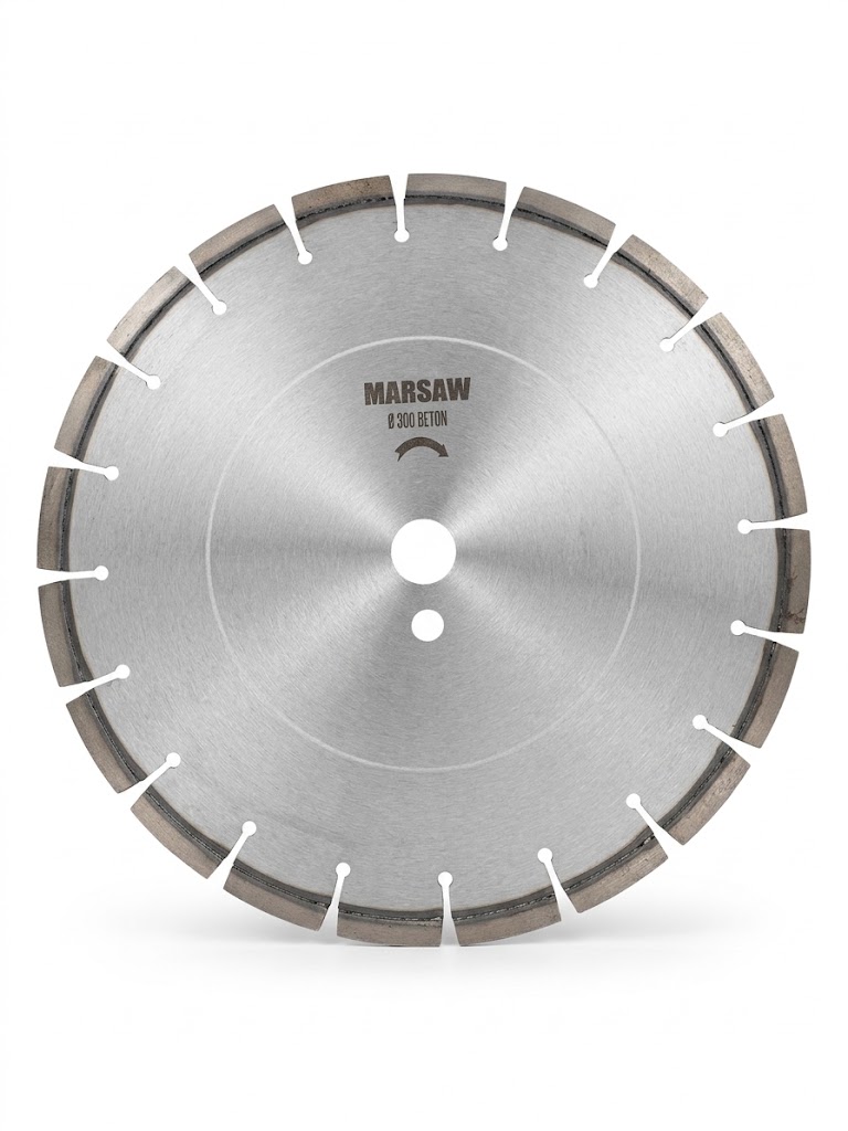 Beton Kesme Testeresi 300x10x25.4 z21 Lazer Kaynaklı