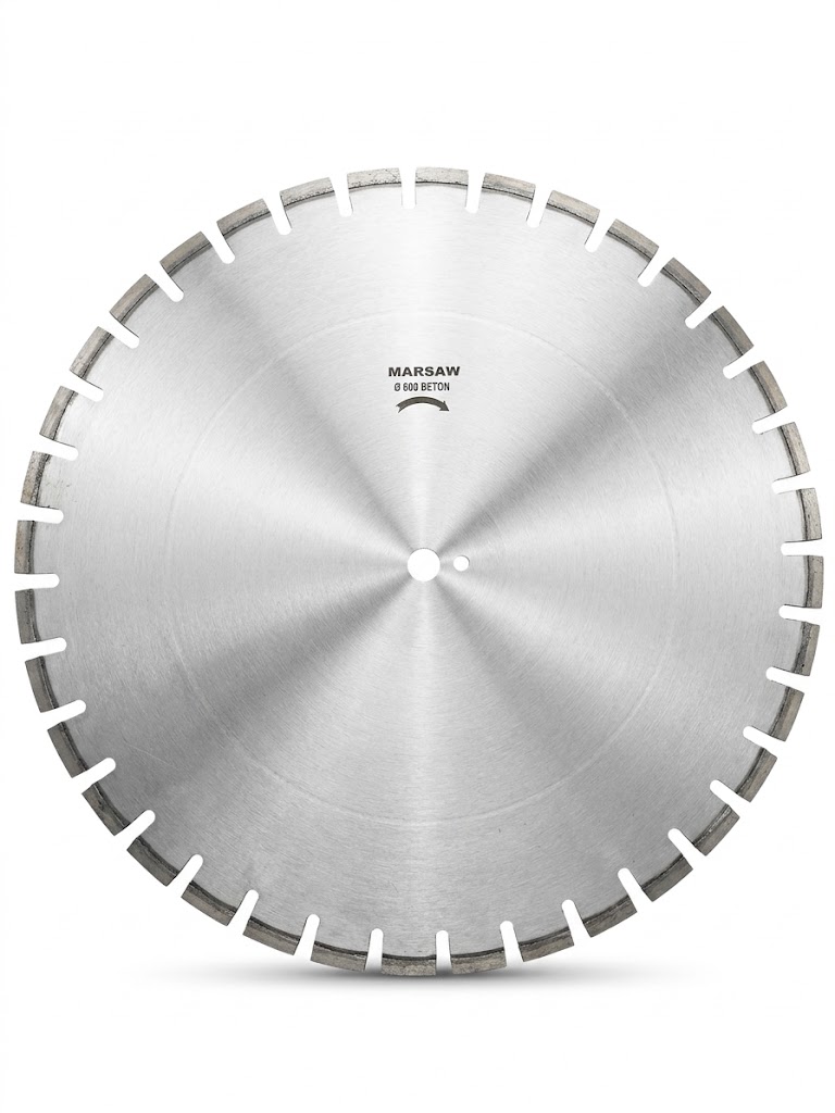 Beton Kesme Testeresi 600x10x25.4 z36 Lazer Kaynaklı