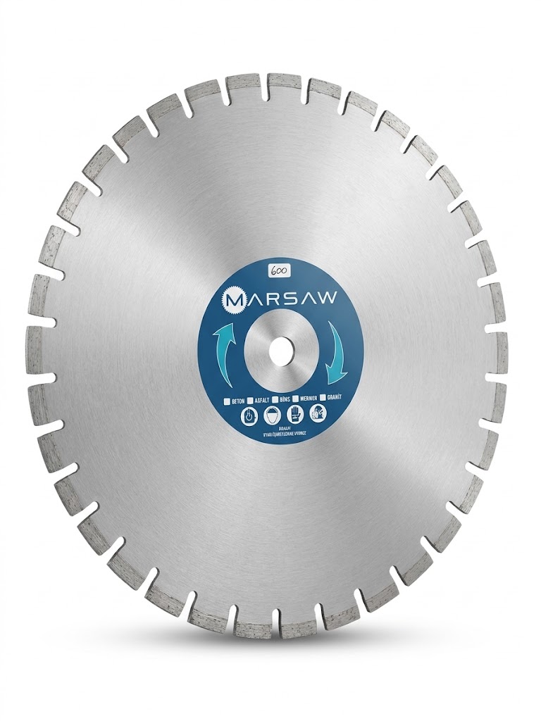 BETON KESME TESTERESİ 600X12X25,4 Z36