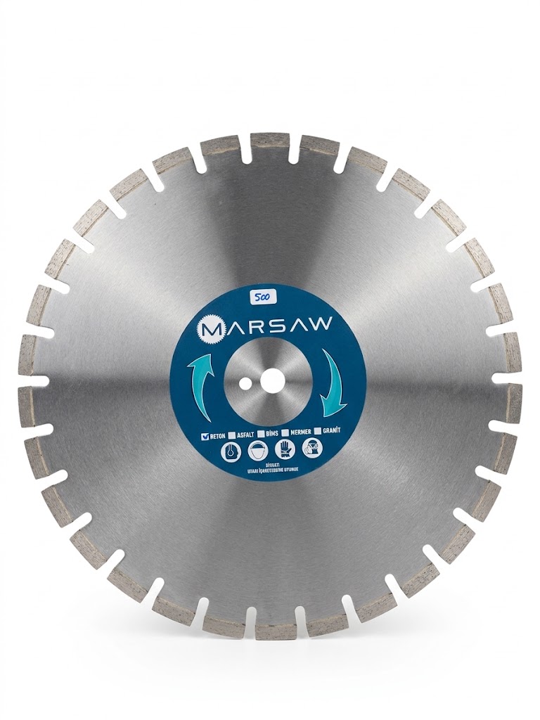 BETON KESME TESTERESİ 500X12X25.4 Z30